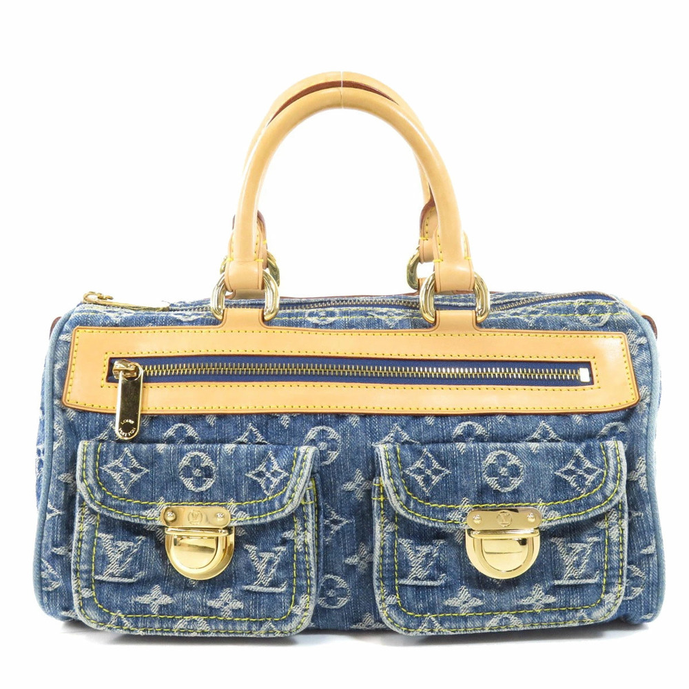 Louis Vuitton Neo Speedy Monogram Denim Handbag - Picture 11 of 11